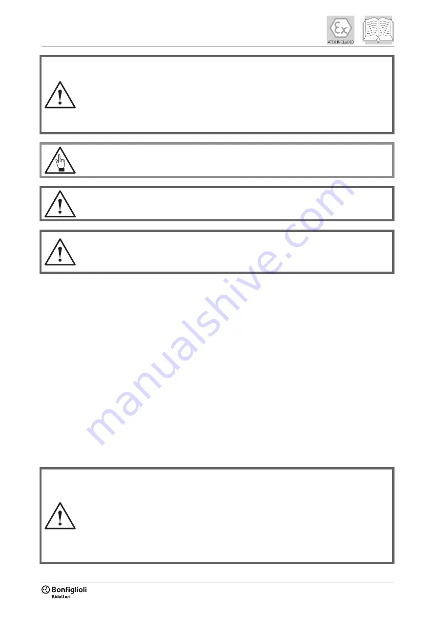 BONFIGLIOLI VF 130 Installation, Operation And Maintenance Manual Download Page 7