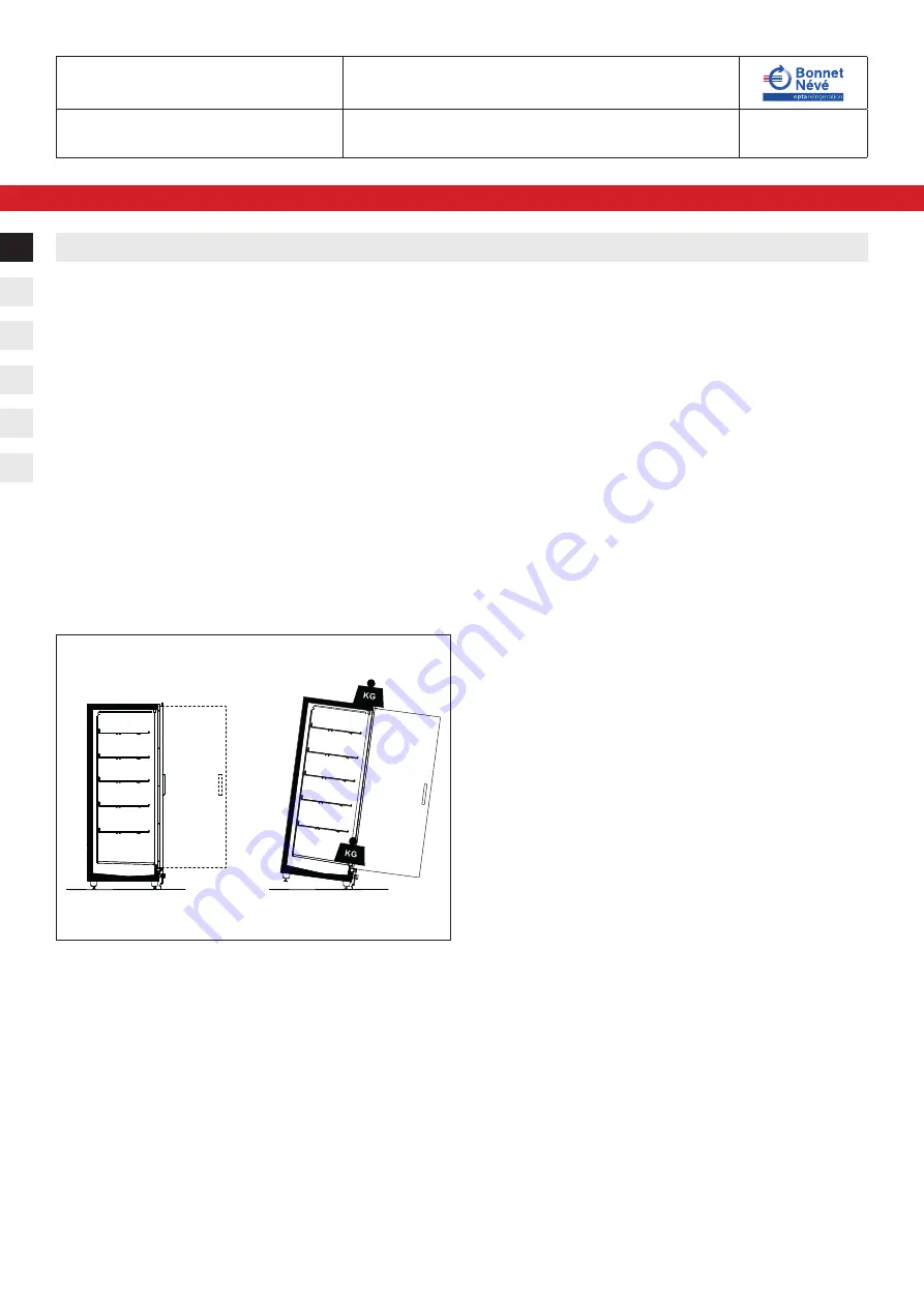 Bonnet Neve MULTIFREEZE BIO User Instructions Download Page 15