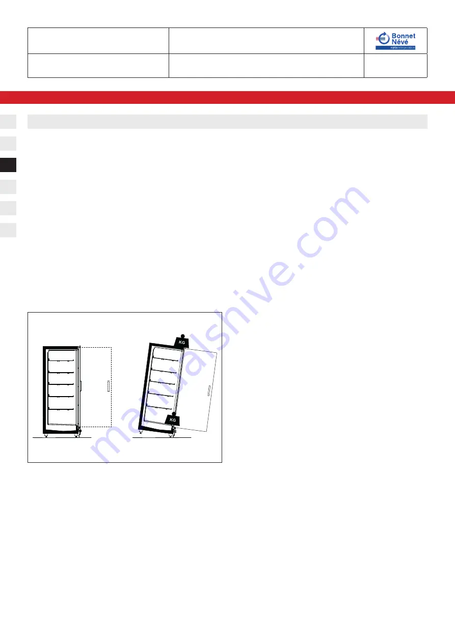 Bonnet Neve MULTIFREEZE BIO User Instructions Download Page 55