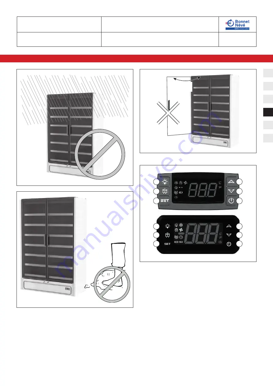 Bonnet Neve MULTIFREEZE BIO User Instructions Download Page 72