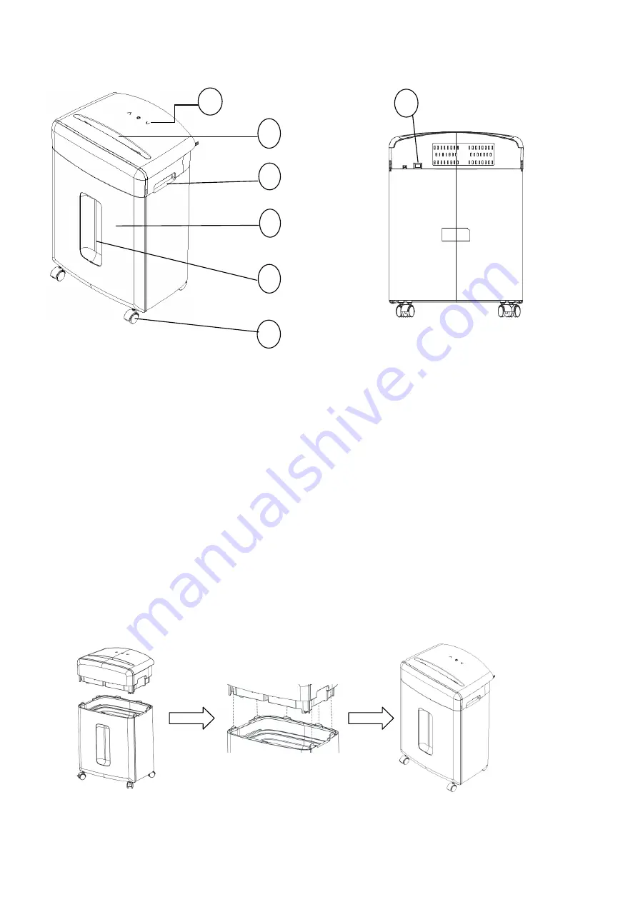 Bonsaii DocShred Pro C222-A Instruction Manual Download Page 3