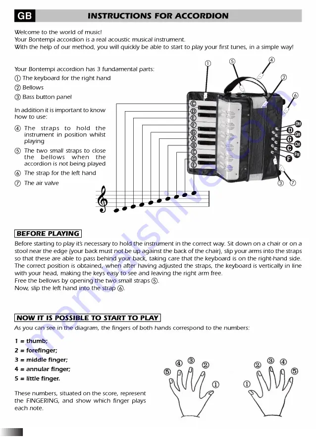 Bontempi 047663353975 Скачать руководство пользователя страница 2