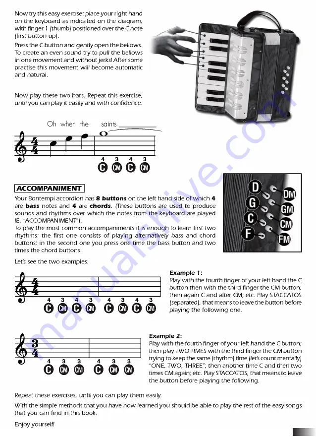 Bontempi 047663353975 Скачать руководство пользователя страница 3