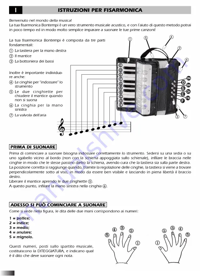 Bontempi 047663353975 Owner'S Manual Download Page 12