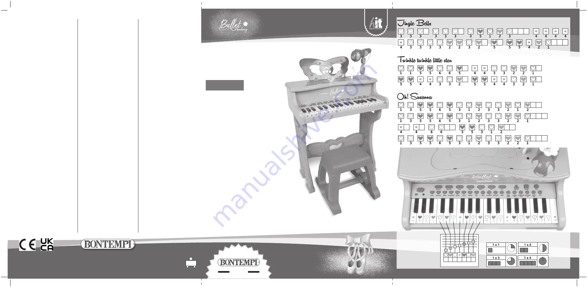 Bontempi 10 3777 Скачать руководство пользователя страница 1