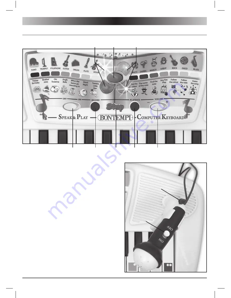 Bontempi 14 3340 Instruction Manual Download Page 3