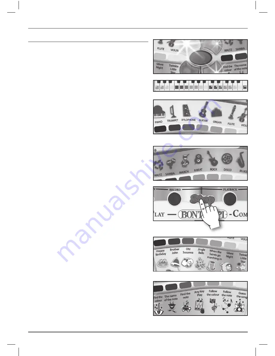 Bontempi 14 3340 Instruction Manual Download Page 6