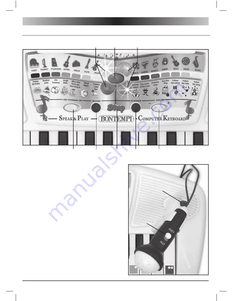 Bontempi 14 3340 Instruction Manual Download Page 13