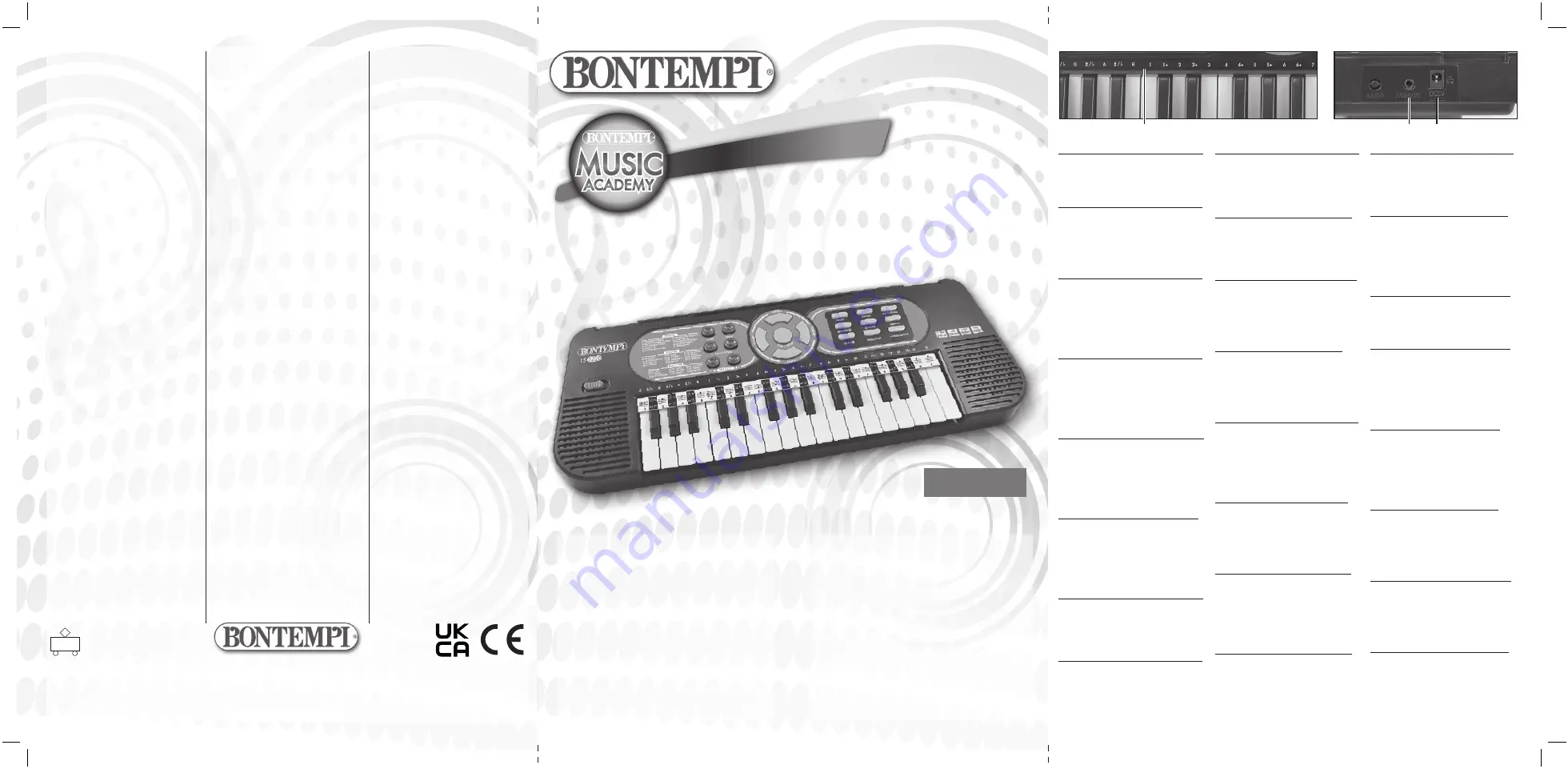 Bontempi 15 3220 Скачать руководство пользователя страница 1