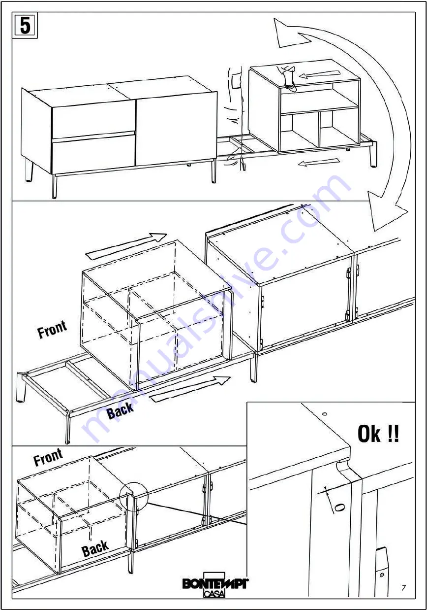 Bontempi COSMOPOLITAN 15.25 Assembly Instructions Manual Download Page 7