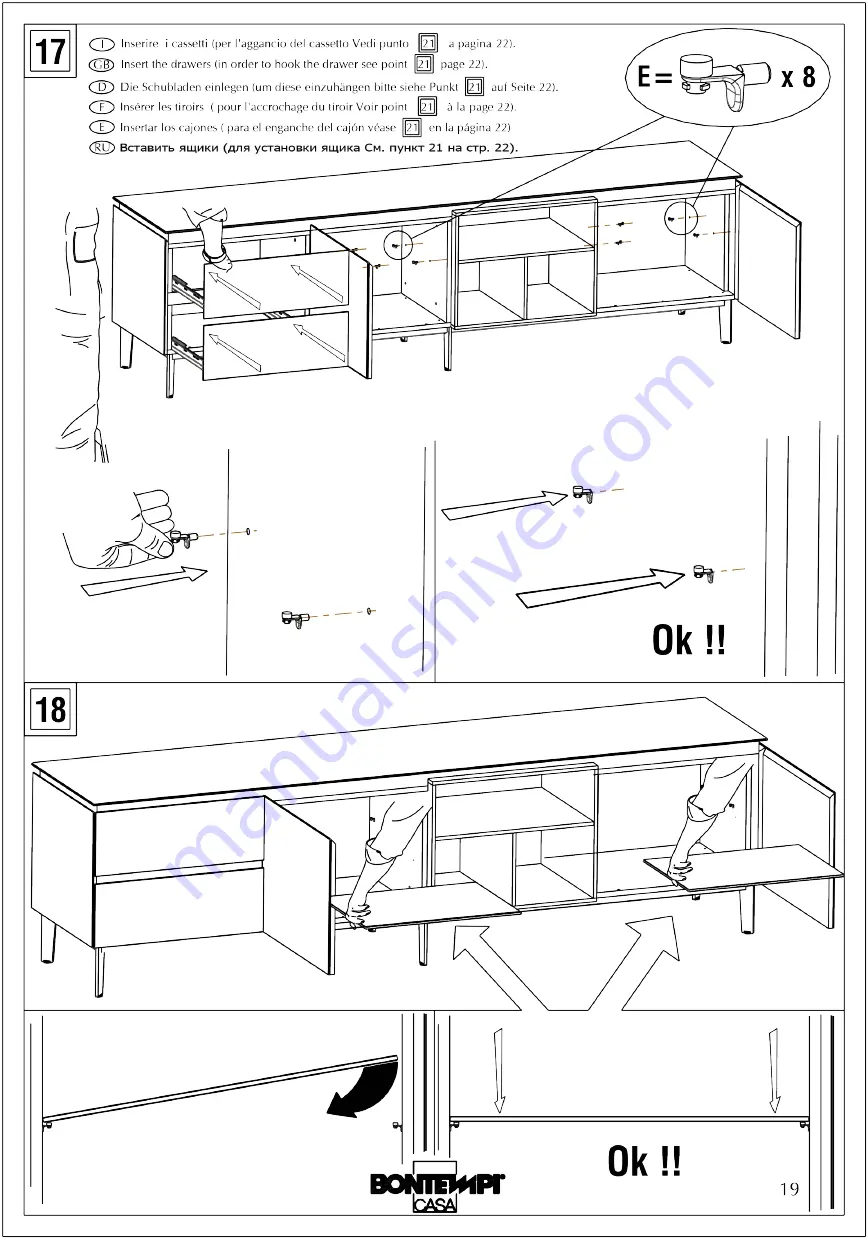 Bontempi COSMOPOLITAN 15.25 Скачать руководство пользователя страница 19