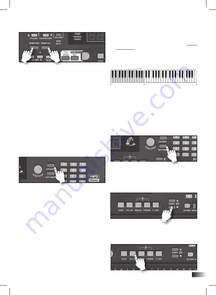 Bontempi Genius 16 6110 Owner'S Manual Download Page 57