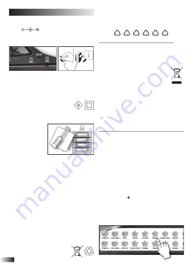 Bontempi Toy Band Star 10 3000 Owner'S Manual Download Page 32