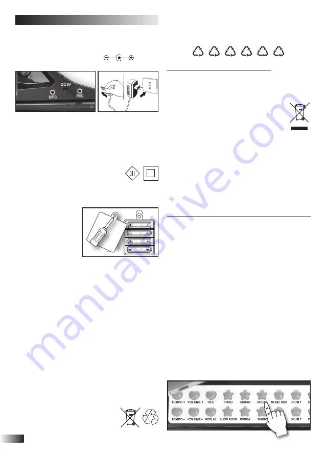 Bontempi Toy Band Star 10 3000 Owner'S Manual Download Page 52