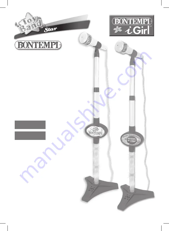 Bontempi Toy Band Star Assembly Instructions Manual Download Page 1