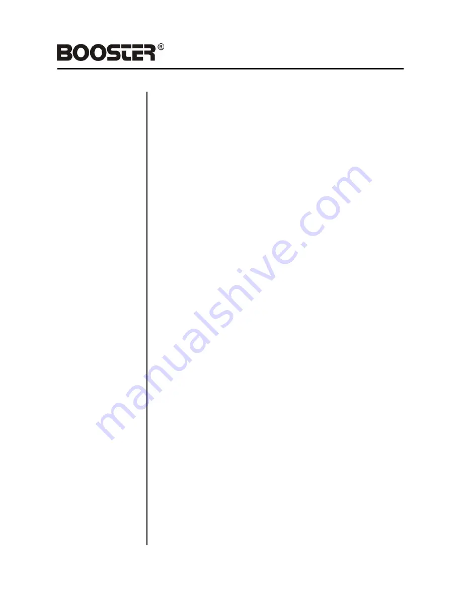 Booster BDVM-8360UBT Installation Manual Download Page 26