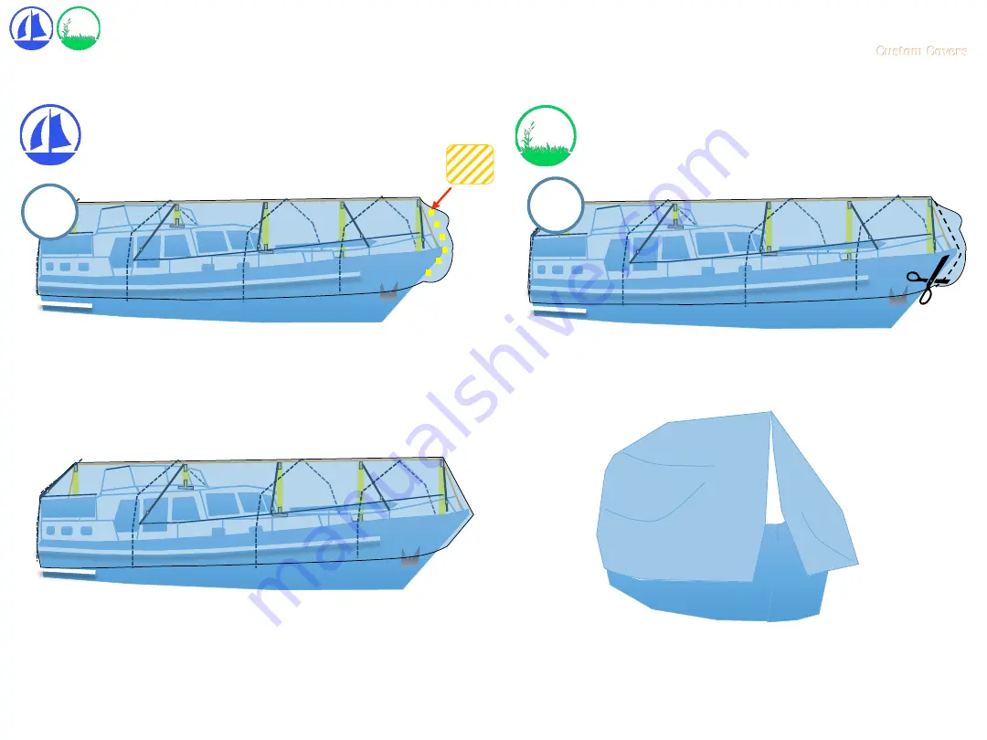 Bootzeil ShapeX Motor Cruiser Installation Instruction Download Page 22