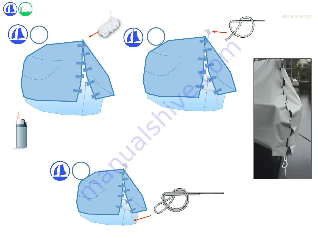 Bootzeil ShapeX Motor Cruiser Installation Instruction Download Page 24