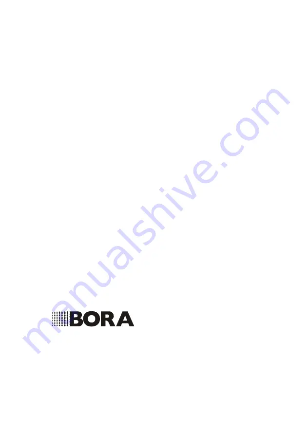 bora PG 11-000 Installation, Operating And Maintenance Manual Download Page 36