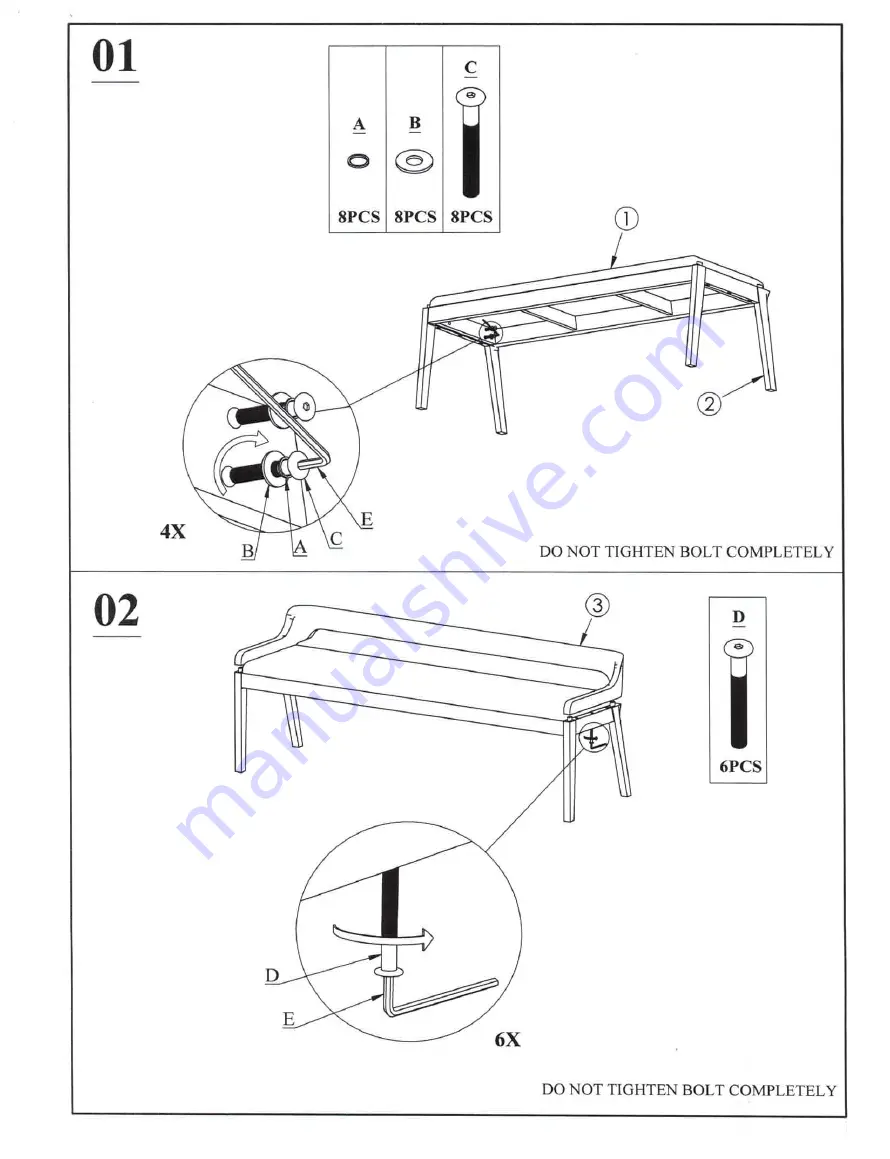 Boraam RASMUS Assembly Instructions Manual Download Page 16