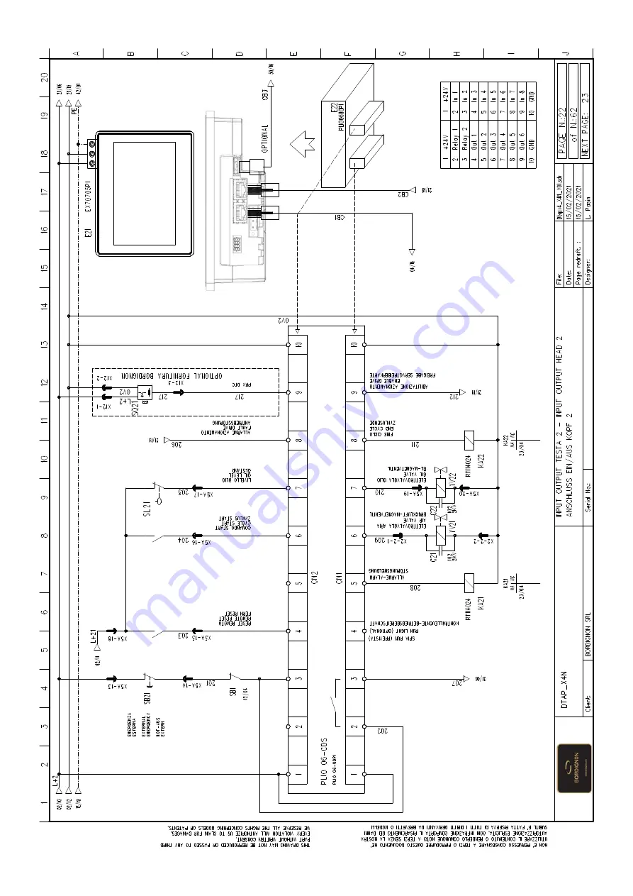 Bordignon DTAP 1 Instruction Manual Download Page 44