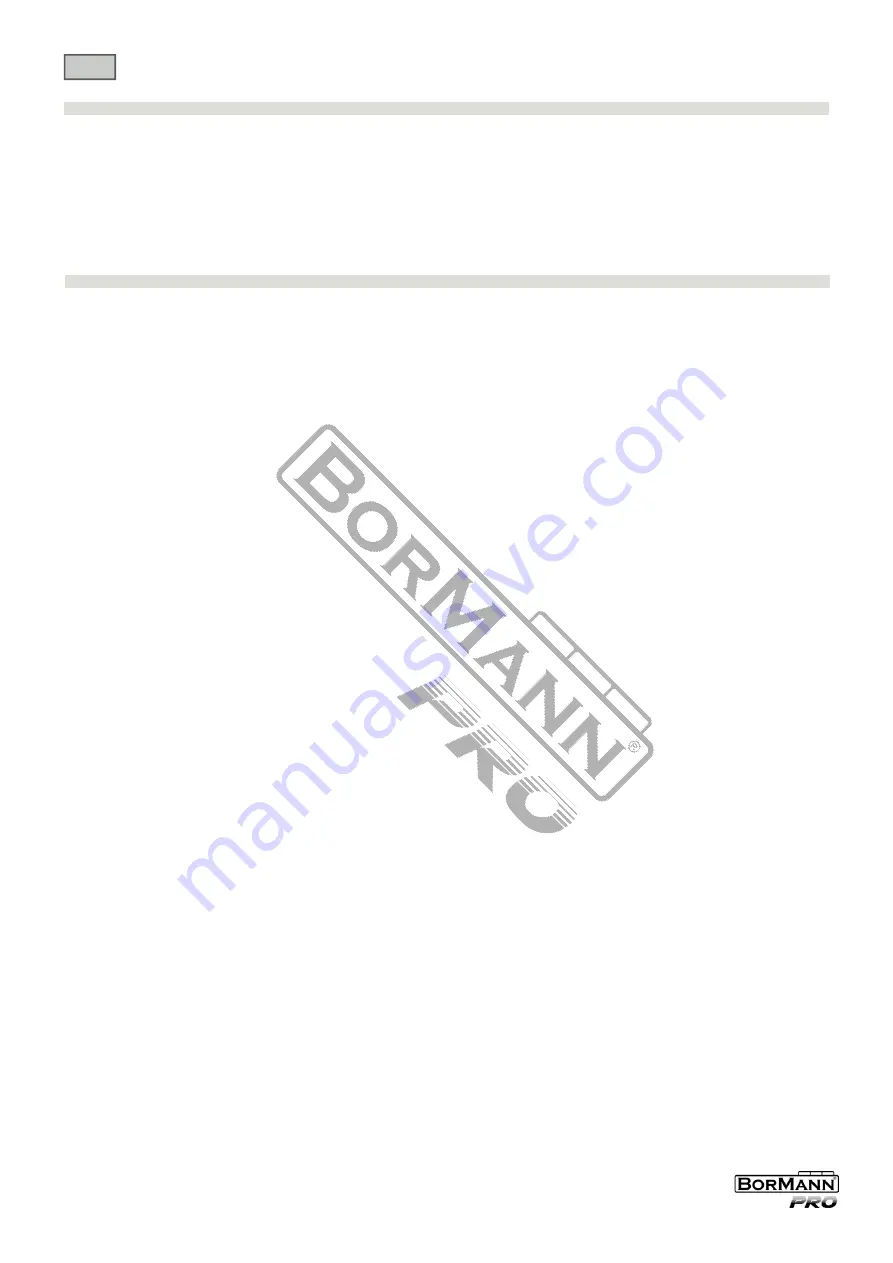 BorMann 043102 User Manual Download Page 3