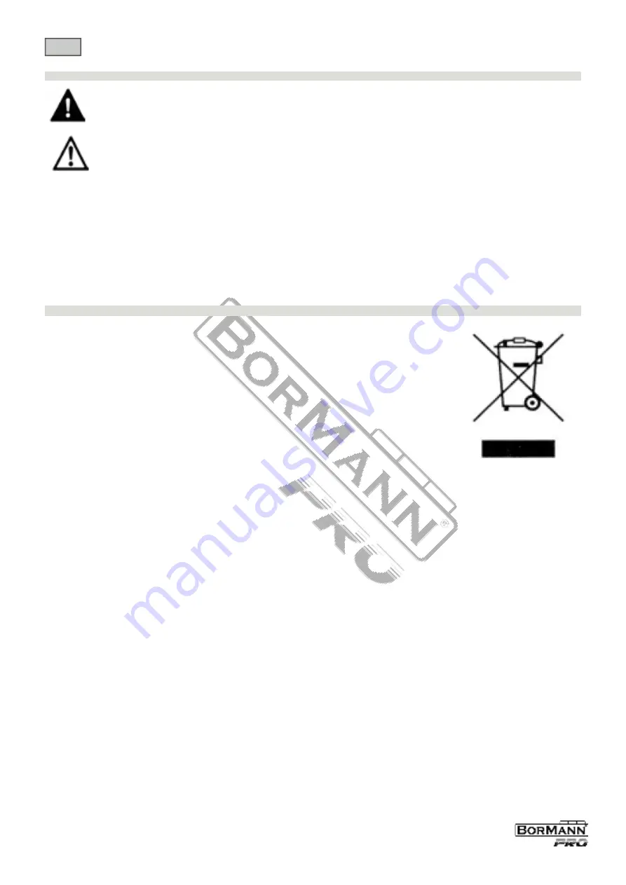 BorMann Pro BBS1560 User Manual Download Page 7