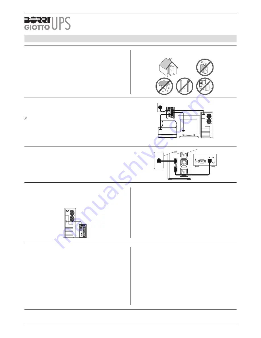 Borri GIOTTO 1000VA User Manual Download Page 5