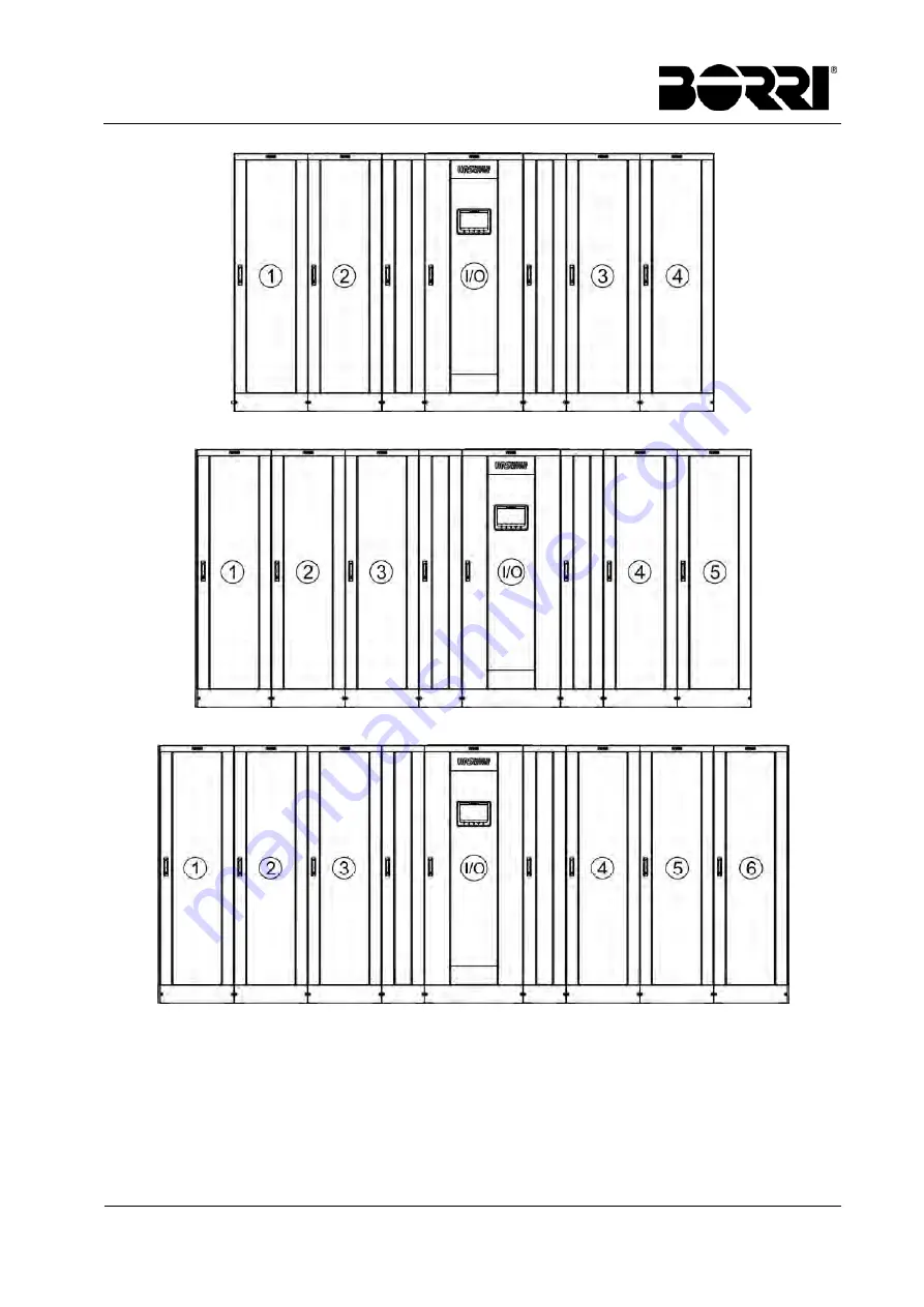 Borri UPSaver 1000 kVa Operating Manual Download Page 46