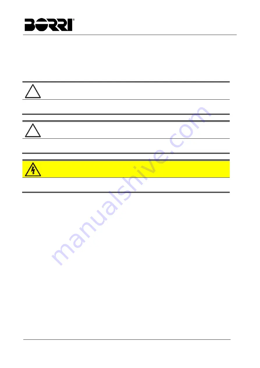 Borri UPSaver 1000 kVa Operating Manual Download Page 69