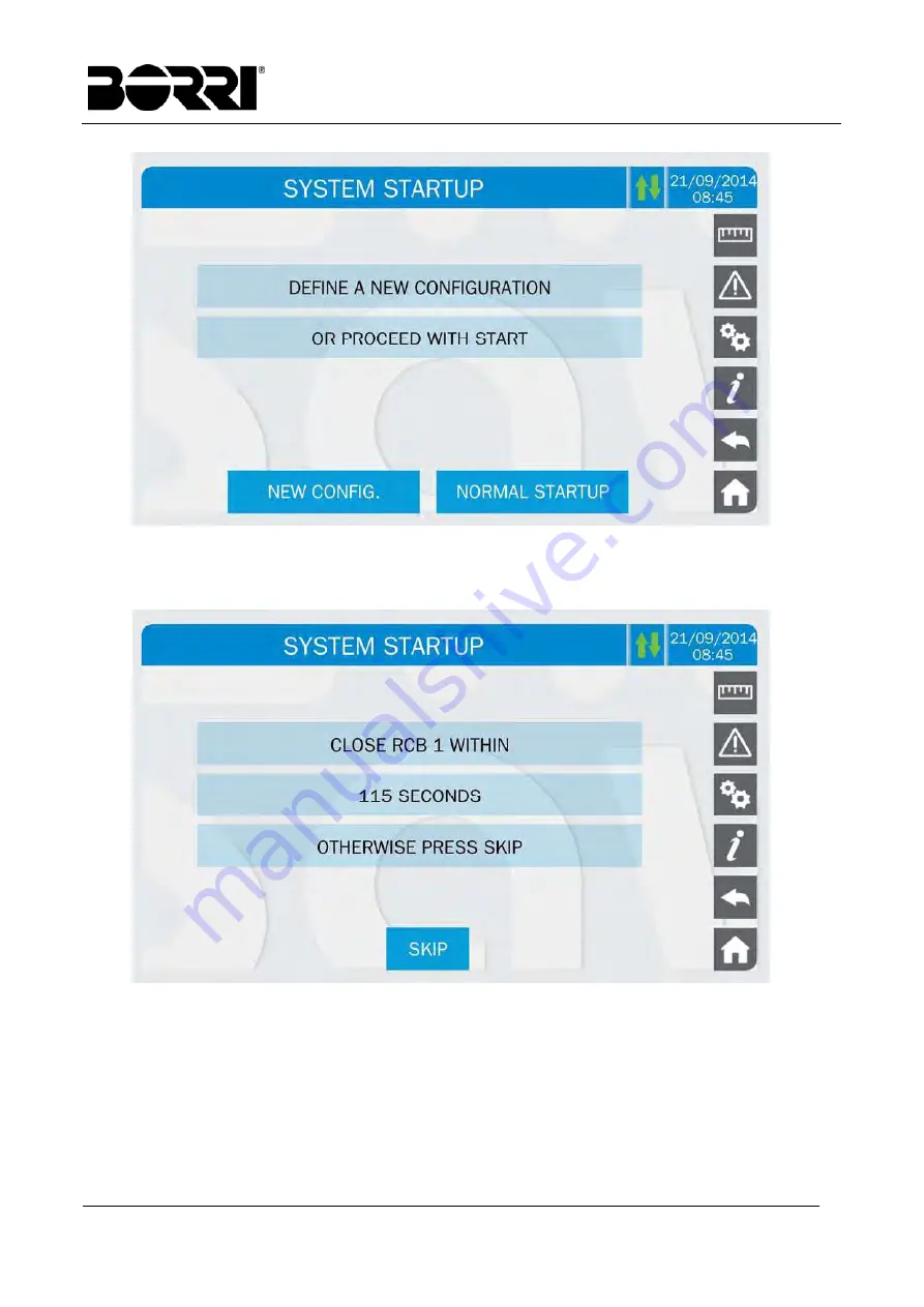 Borri UPSaver 1000 kVa Operating Manual Download Page 89