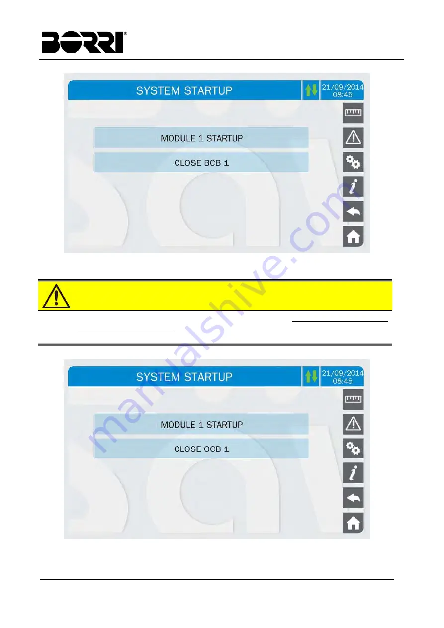 Borri UPSaver 1000 kVa Operating Manual Download Page 91