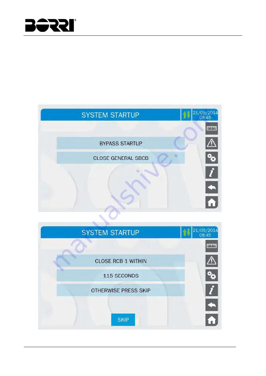 Borri UPSaver 1000 kVa Operating Manual Download Page 97