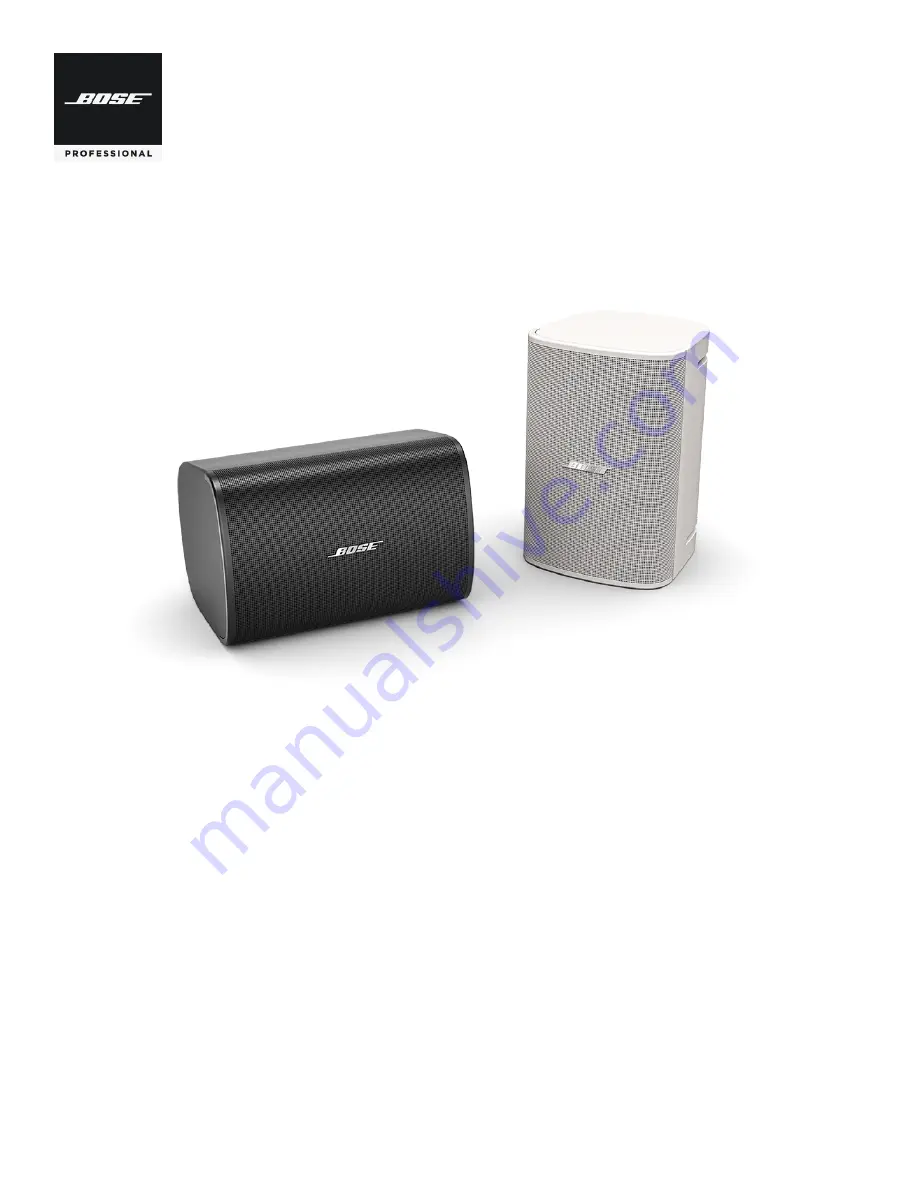 Bose Professional DesignMax DM5SE Instruction Manual Download Page 1