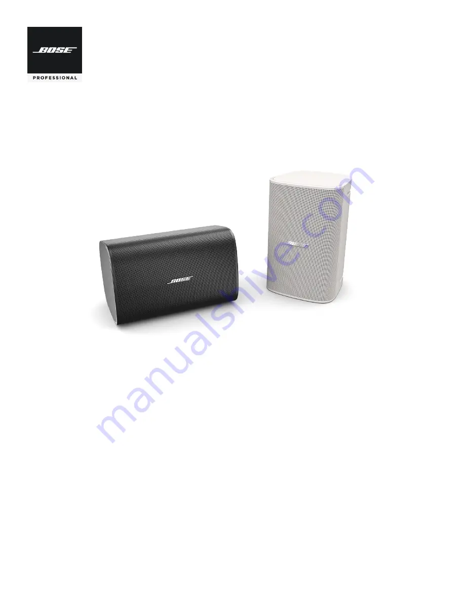 Bose Professional DesignMax DM8S Installation Manual Download Page 1