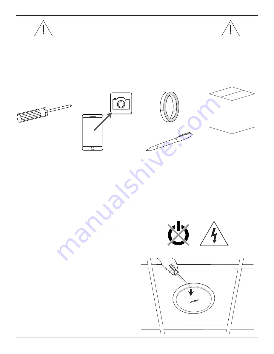 Bose Professional FreeSpace DS 40F Uninstallation Manual Download Page 14