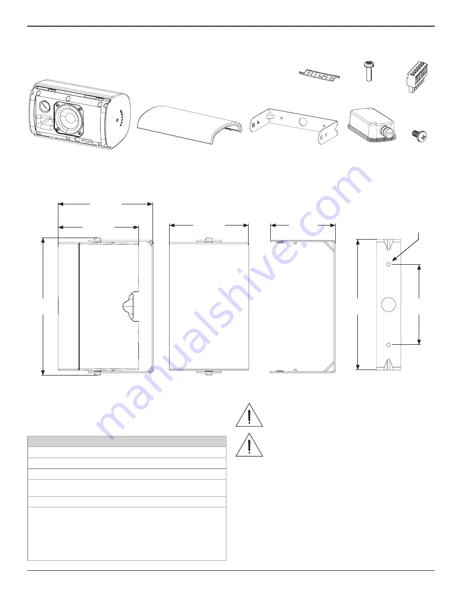 Bose Professional FreeSpace FS2SE Installation Manual Download Page 3