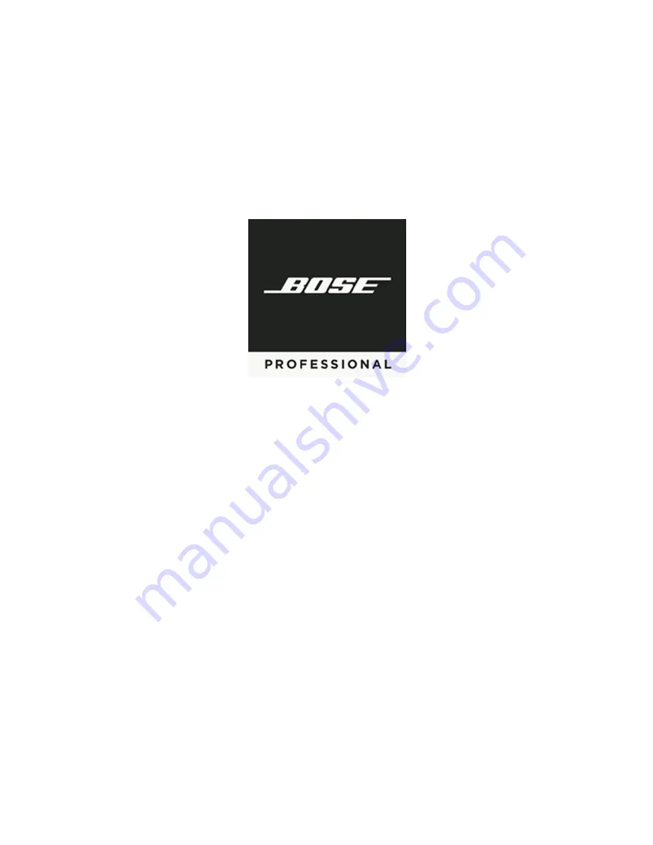 Bose Professional PowerSpace P4300+ User Manual Download Page 1