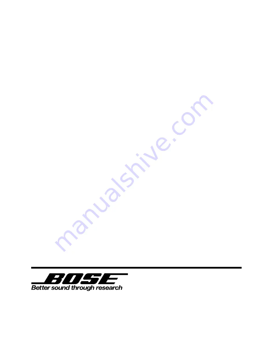 Bose 300PM Manual Download Page 13