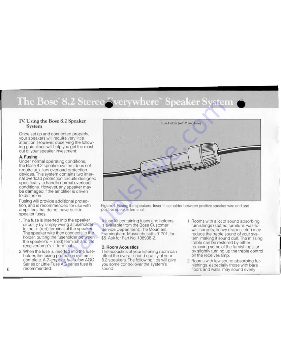 Bose 8.2 Stereo Everywhere Owner'S Manual Download Page 6