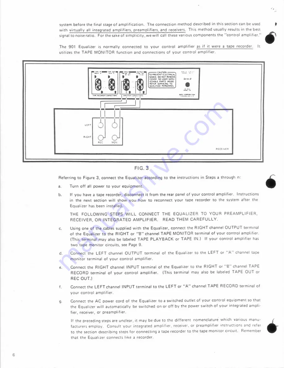 Bose 901 Series II Owner'S Manual Download Page 6