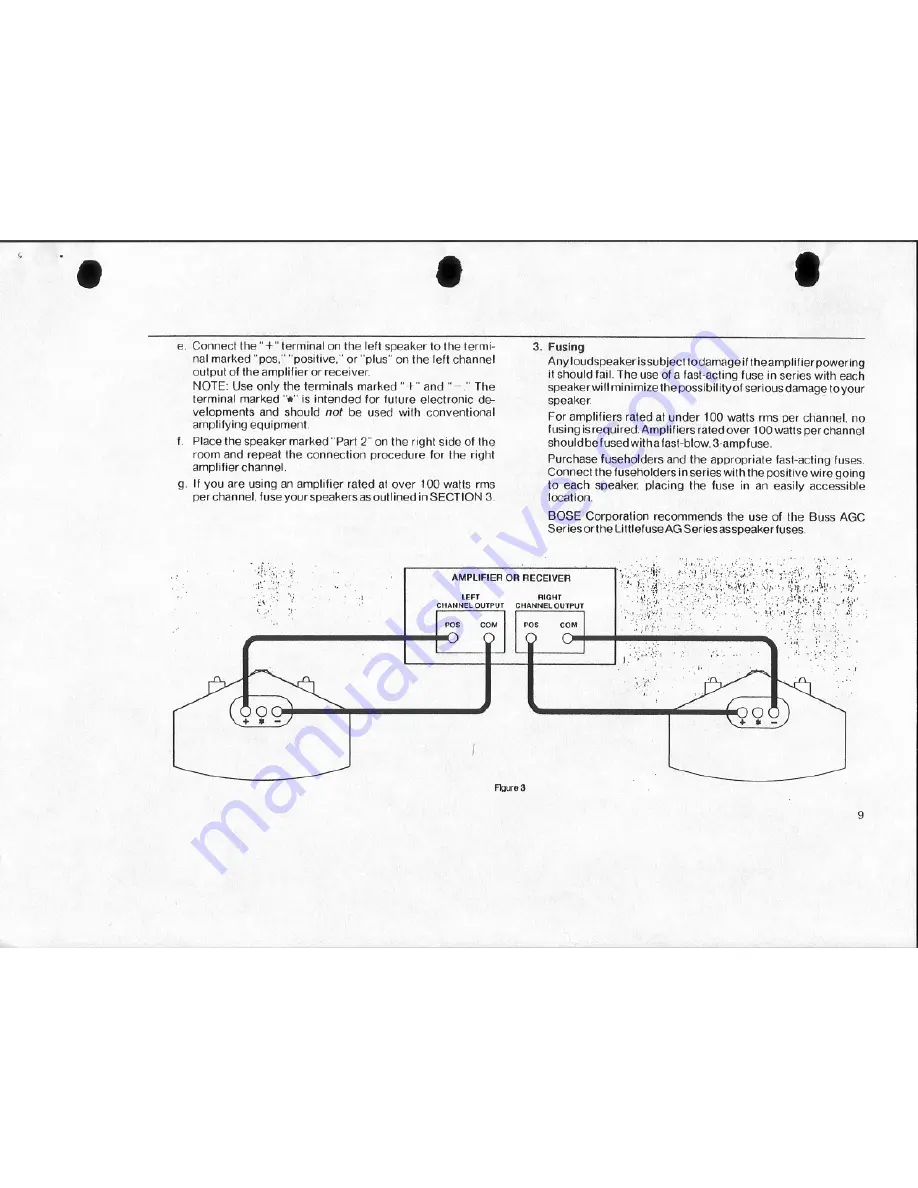 Bose 901 Series III Owner'S Manual Download Page 9