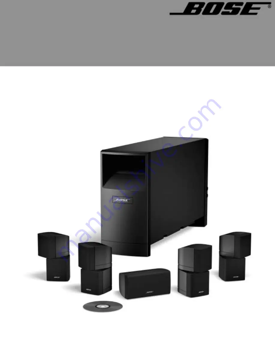 Bose Acoustimass 15 Series III Скачать руководство пользователя страница 18