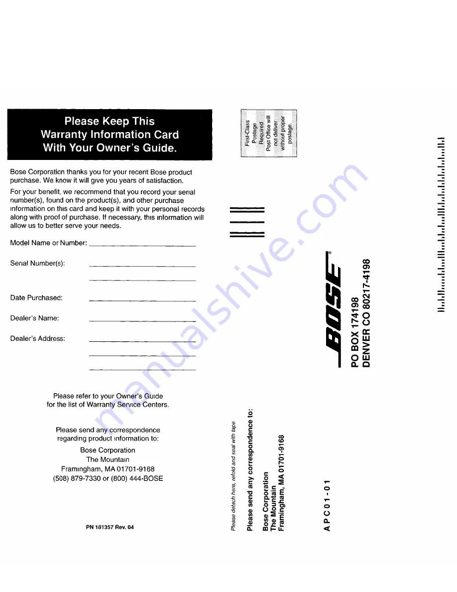 Bose Acoustimass 3 Series IV Owner'S Manual Download Page 22