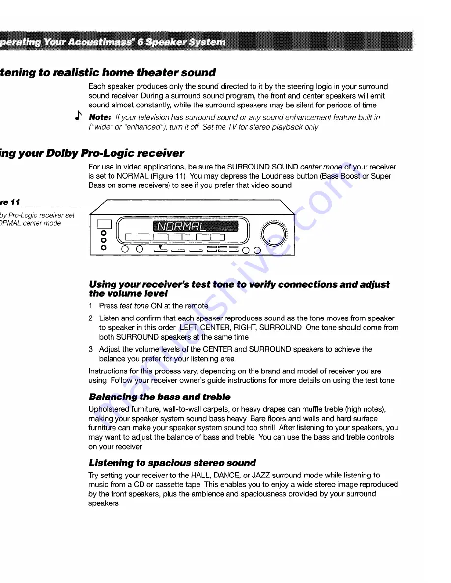 Bose Acoustimass 6 Series II Owner'S Manual Download Page 14