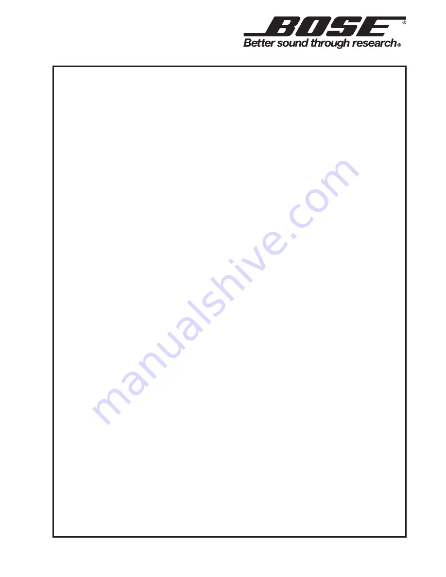 Bose ACOUSTIMASS PRO Manual Download Page 19