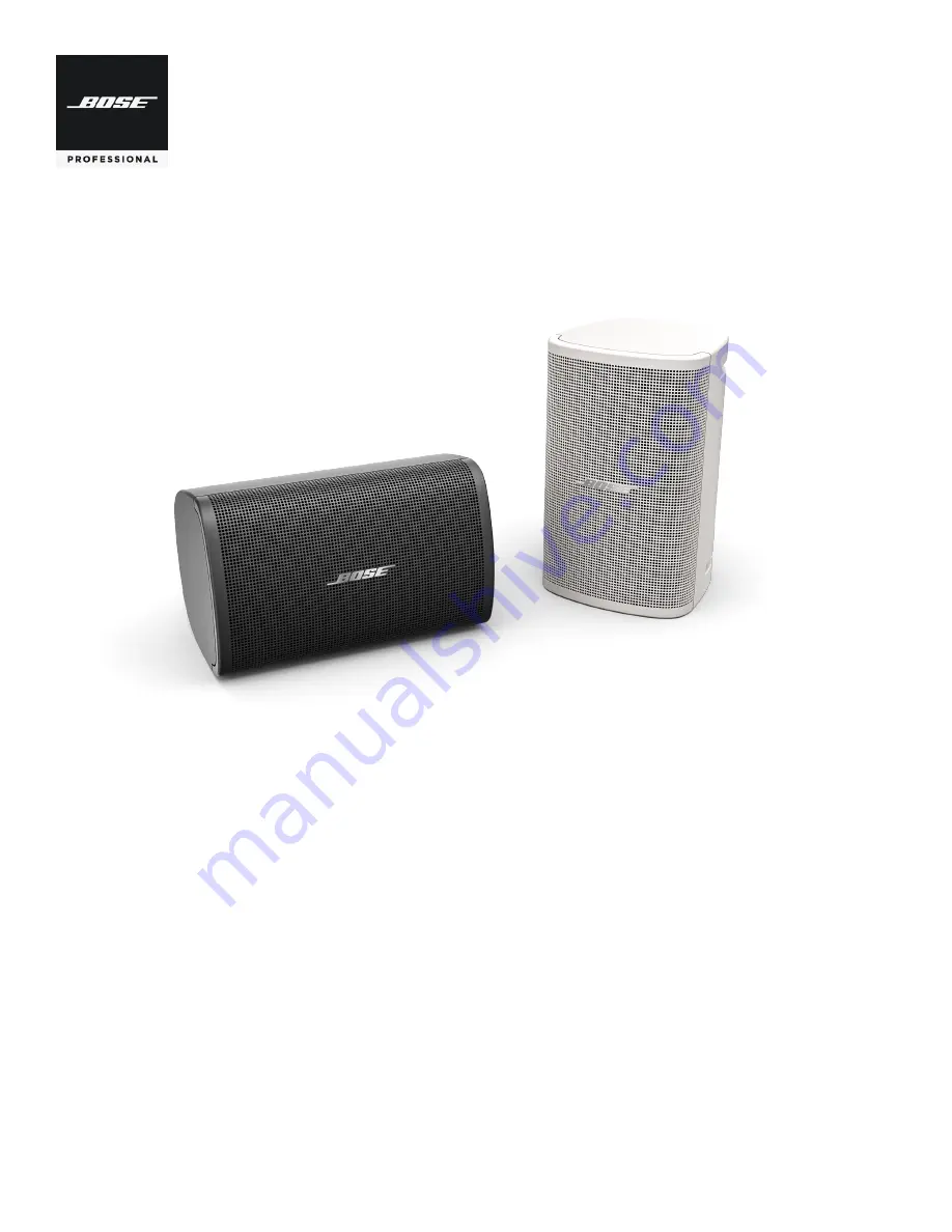 Bose DesignMax DM2S Скачать руководство пользователя страница 1