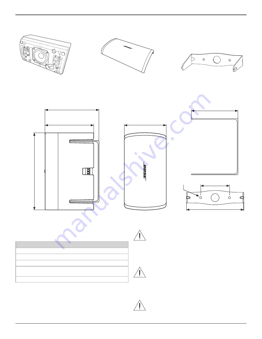 Bose DesignMax DM2S Installation Manual Download Page 3