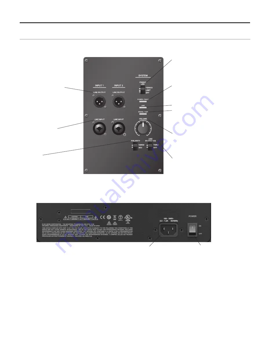 Bose F1 Model 812 Passive Owner'S Manual Download Page 11