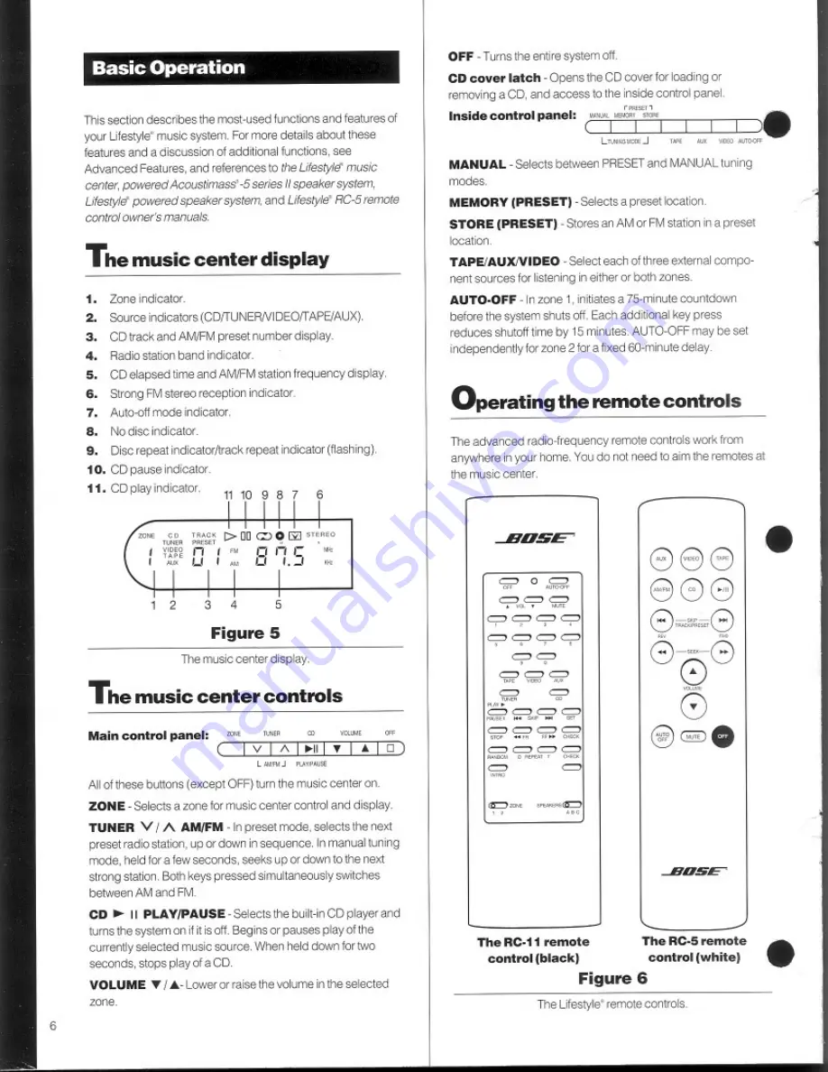 Bose Lifestyle 11 Owner'S Manual Download Page 6